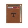Tan Leather Embossed Front Pocket Wallet -Clothing Discounts 1428995 01