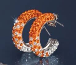 Crystal Small Hoop Earrings