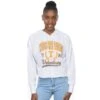 Tennessee French Terry Crop Hoodie By Zoozatz -Clothing Discounts 445094p 01