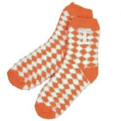 Women's Plush Checkerboard Socks