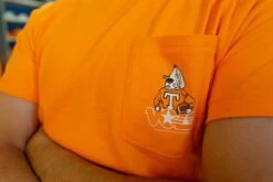 Volunteer Traditions Smokey Football Pocket Tee -Clothing Discounts 477127p 02