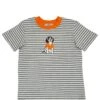 Toddler Hound Dog Stripe Tee By Ishtex Apparel -Clothing Discounts 479307p 01