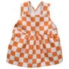 Infant Checkerboard Bib Overall Dress -Clothing Discounts 482145p A